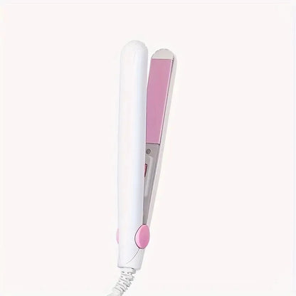 Mini Hair Straightener, Quick Heating, Curling and Straightening