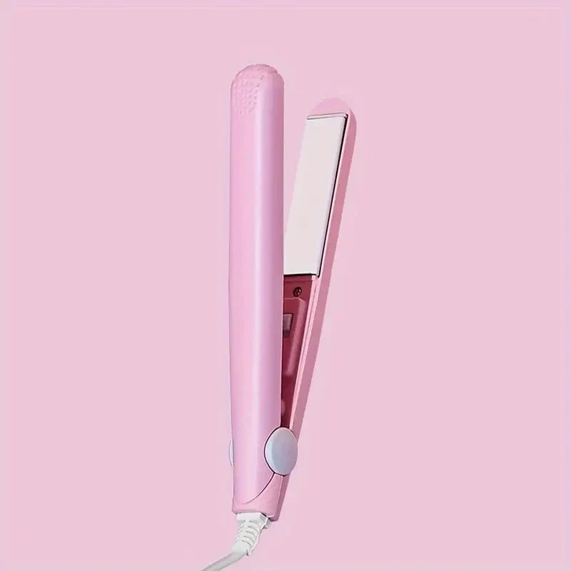 Mini Hair Straightener, Quick Heating, Curling and Straightening