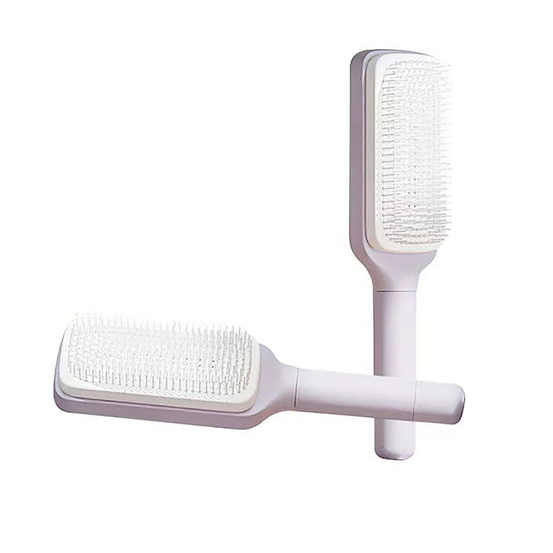 Self Cleaning Hairbrush Women Hair Brush One-key Cleaning Hair Loss Comb Anti-Static Hairbrush